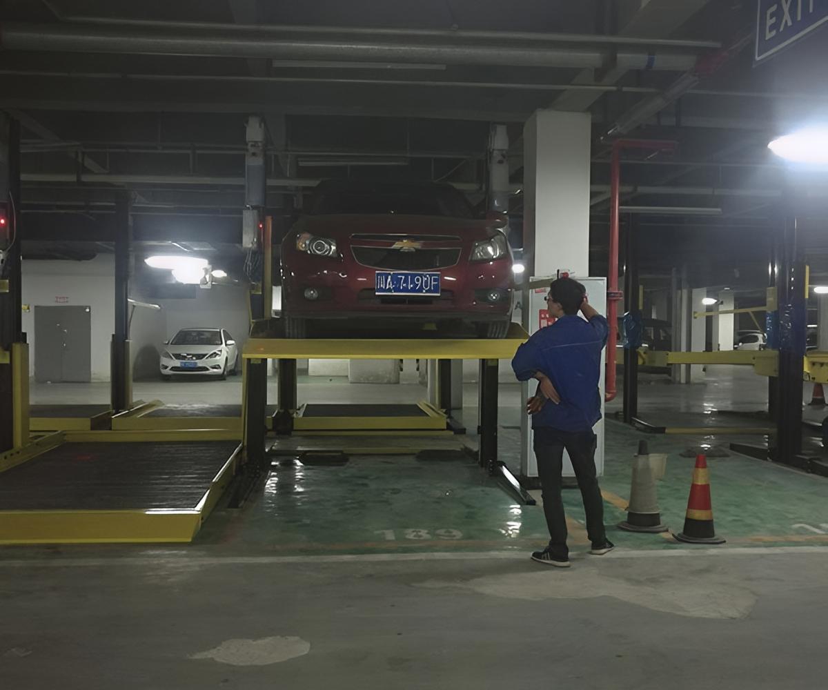 湖北二手簡易升降機械車位的傳動機構和控制系統詳解